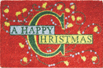 Happy Christmas - 18" x 30"